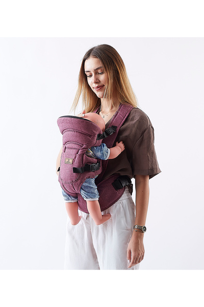 ATS Mamma Premium Ergonomik Air File Kumaş Kanguru Çok Yönlü Bebek Taşıma Çan...