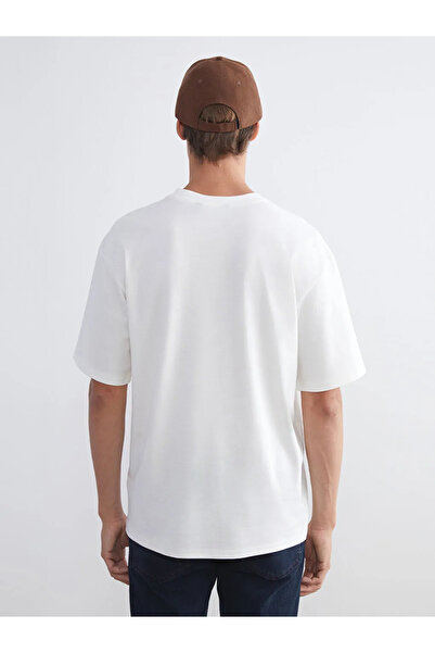 LC Waikiki Ανδρικό T-Shirt από βαμβακερό χτενισμένο λαιμό