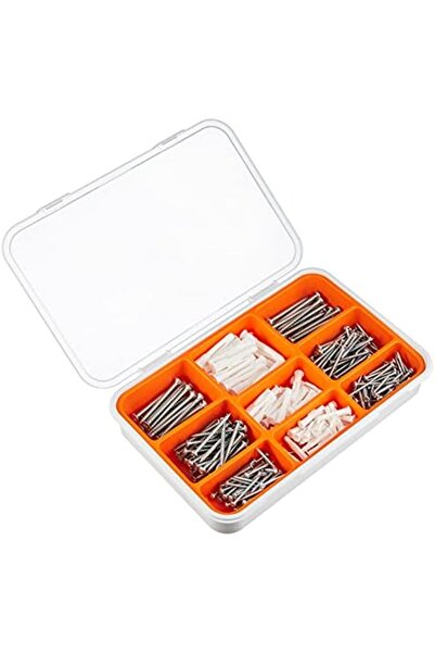 IKEA FIXA Screw and Wall Plug Set, 260 Pieces - Galvanized Steel