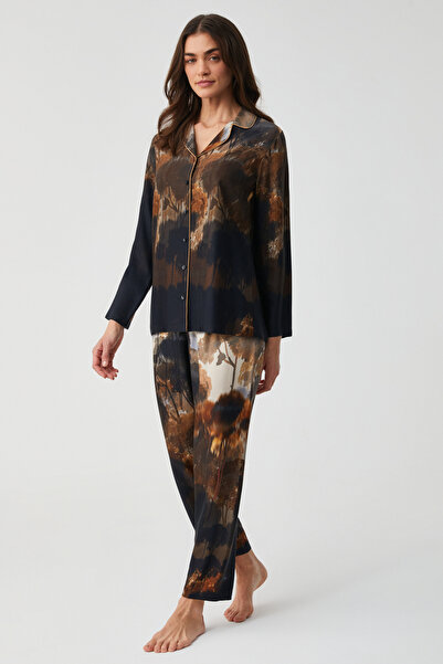 Penyemood Patterned Shirt Suit