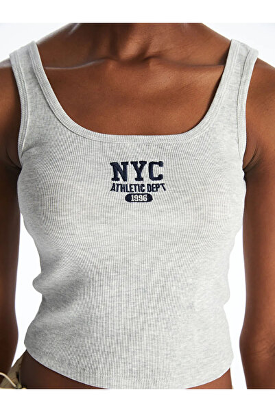 LC Waikiki U Neck Embroidered Women's Athlete