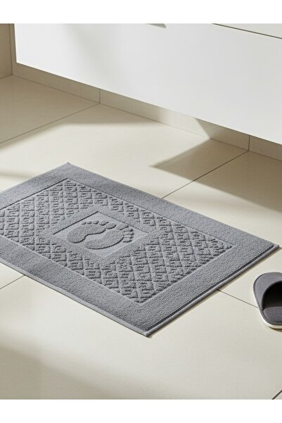 Dantelux Πετσέτα ποδιών Labyrinth (50x70 cm) 100% βαμβάκι - Σκούρο γκρι