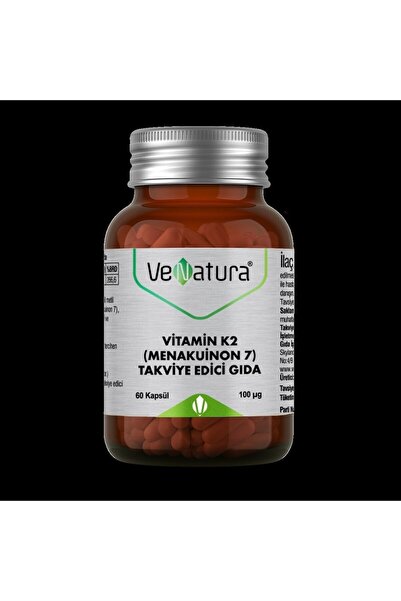 VeNatura فيتامين كيه 2 ميناكوينون 7 60 كبسولة