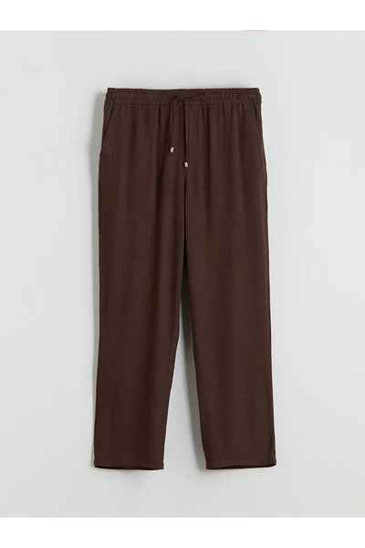 LC Waikiki Standard Pattern Linen Blended Men's Trousers
