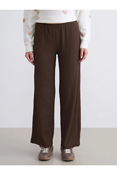 LC Waikiki Γυναικείο παντελόνι με ελαστική υφή μέσης