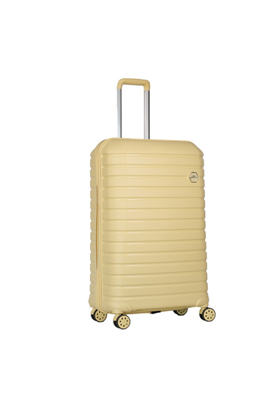 GROUND Vanille Büyük Boy Valiz Sarı - 10663