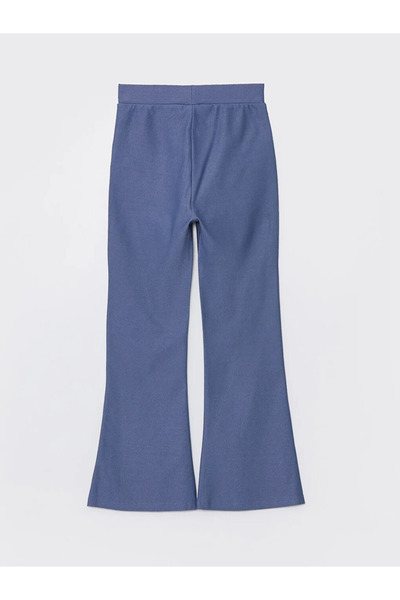 LC Waikiki Сини дънки с еластична талия и испански крачоли за момичета