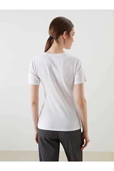 LC Waikiki Tricou pentru damă cu guler rotund