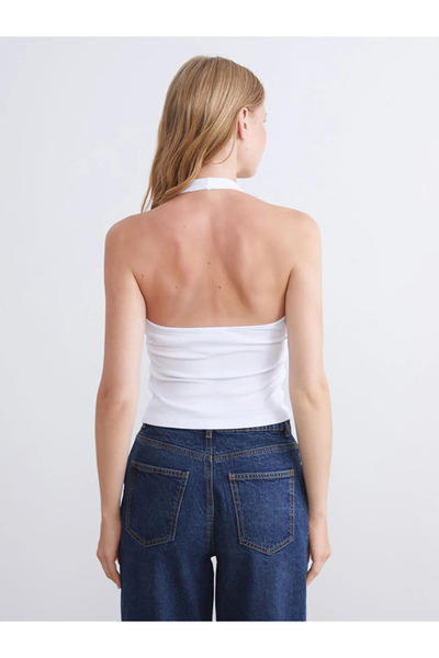 LC Waikiki Halter Collar Ribbed Women's Athlete
