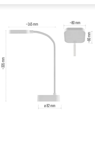 Home Şarjlı Masa Lambası Dokunmatik Ders Çalışma Kitap Okuma Gece Lambası 3 Farklı Işık Akrobatik Yeşil