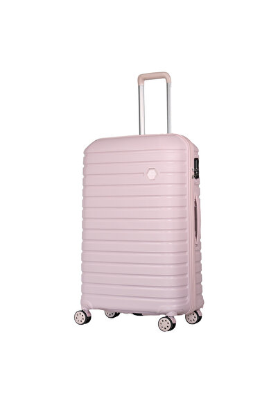 GROUND Vanille Büyük Boy Valiz Soft Pink - 10663