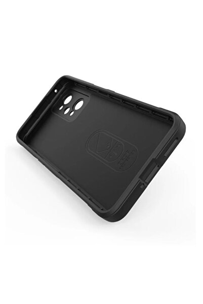 HANPORIUM Realme GT2 5G Uyumlu Silikon Kılıf - Kamera Korumalı Esnek Yeni Nesil Airbag Kapak - Mavi