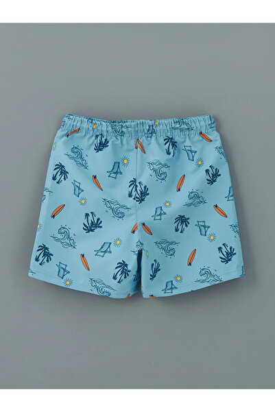LC Waikiki Crew Neck Boy's Undershirt and Swim Shorts