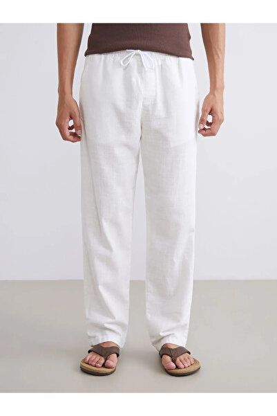 LC Waikiki Comfortable Linen Look Men's Trousers