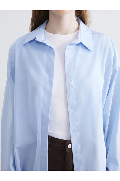 LC Waikiki Oversize Poplin Kadın Gömlek