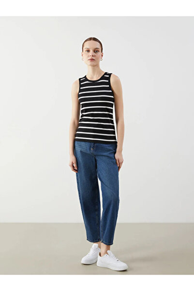 LC Waikiki Crew Neck Striped Women's Athlete