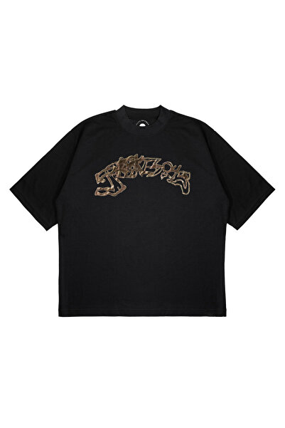 PURE EFFECT Μπλουζάκι Unisex Oversize με στάμπα CACTUS JACK CROSS, σε φαρδιά ...