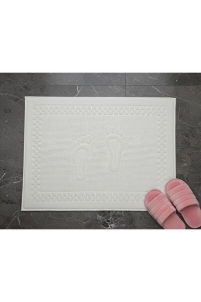 Dantelux Πετσέτα ποδιών καρό (50x70 cm) 100% βαμβάκι - κρεμ