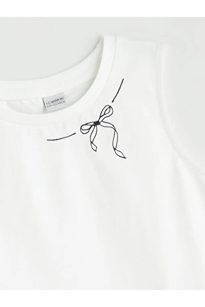 LC Waikiki Bow Detailed Girl's Undershirt