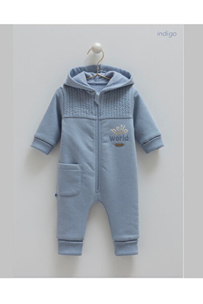 Caramell Barbosa Hello World 3 Threaded Ribbed Baby Boy Lux Jumpsuit Te2093 (New Season)