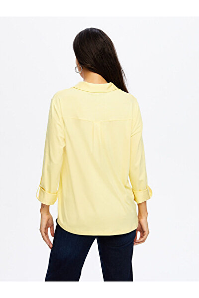 Faik Sönmez Kaçık Polo Yaka Uzun Kollu T-Shirt W26TSH004