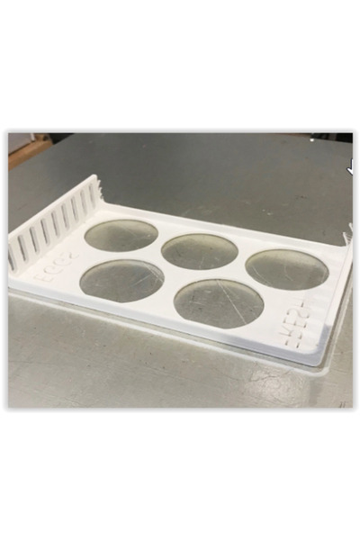 Anatolyizm Egg Holder in the Refrigerator 1 Piece White 1 Piece Black with Gift