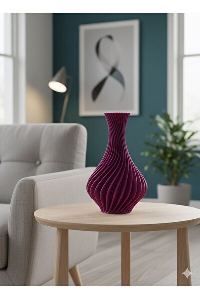 MCY DEKOR Spiral Dekoratif Vazo – Şık Tasarım Ev Aksesuarı, Masa ve Sehpa Üstü Dekor, Hediyelik Obje