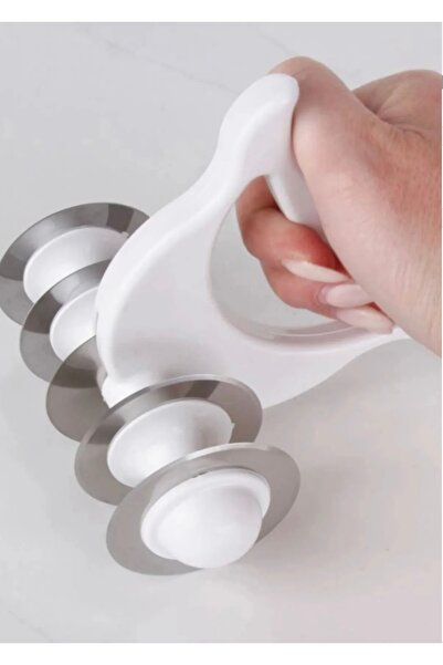 Genel Markalar 5 Çelik Bıçaklı Tutma Kollu Mantı Kesici Mantımatik Merdane Pr...