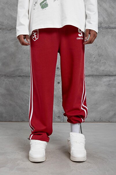 NOMARC Men's Red 91 Curry Pepper Printed Sweatpants