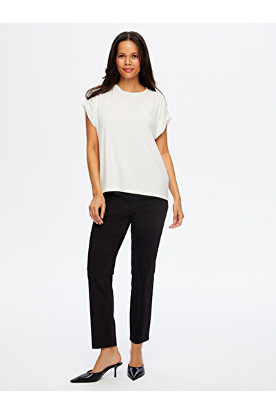 Faik Sönmez Omuzu Zincir Detaylı Modelli Tshirt W26TSH091