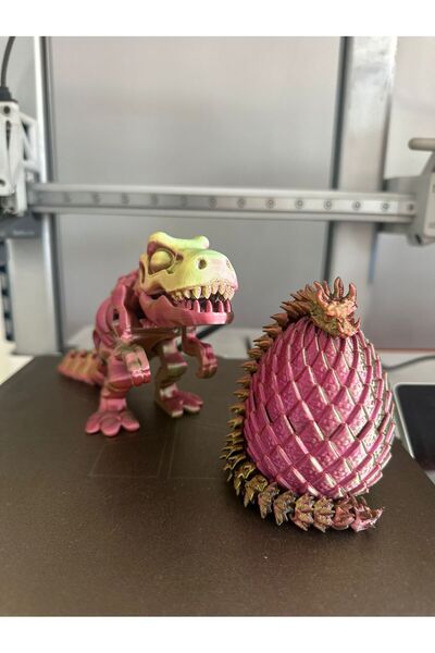 Razmo Renk Değiştiren Dinazor ve Ejderha Yumurtası İle Birlikte Ejderha Yavrusu