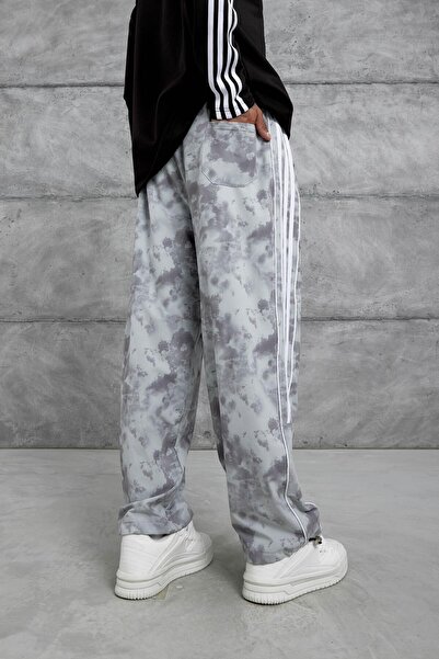 NOMARC Ανδρικό υφασμάτινο παντελόνι από ύφασμα αλεξίπτωτου με γκρι σχέδιο