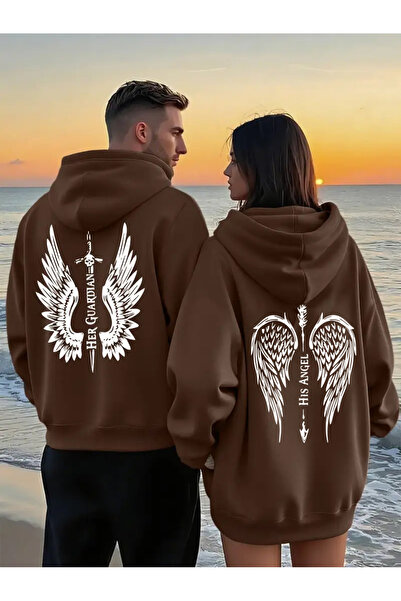 macklin Dear Couple Combinație înger și gardian imprimat design special hanor...