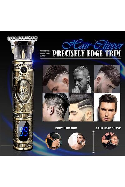 Generic Upgraded Hair Trimmer for Men – Professional Beard & Hair Clippers, USB Rechargeable,