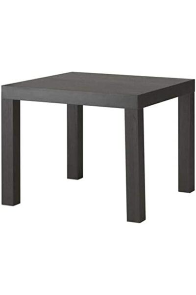 IKEA Side Table Black and Brown, Wood