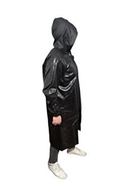 Go İthalat Pardesü Black Raincoat (5273)
