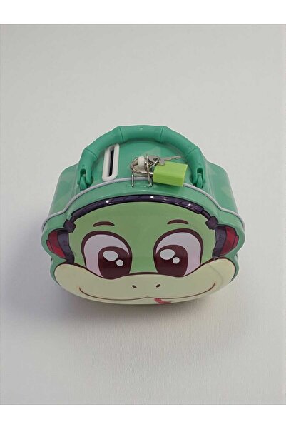 Mrt Character-Shaped Piggy Bank with Lock and Spare Key