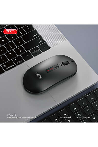 Hepsicinde XO-M13 Tri-Mode Kablosuz Aerodinamik Bluetooth Wireless Sessiz Mou...