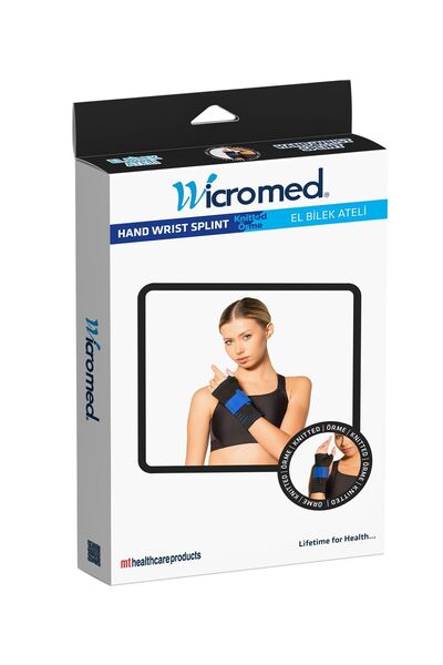 wicromed Atela pentru încheietura mâinii mâna stângă cu bandaj ortopedic tricotat - Lux