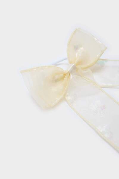 DeFacto Girl's Yellow Bow Rubber Buckle F6872A8Ns