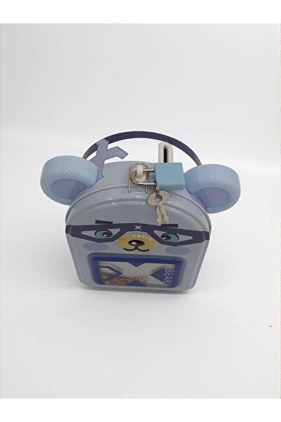 Mrt Character-Shaped Piggy Bank with Lock and Spare Key