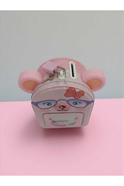 Mrt Character-Shaped Piggy Bank with Lock and Spare Key