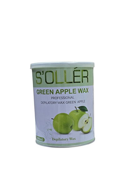 SOLLER سولير شمع ازالة الشعر بالتفاح الأخضر 800 مل