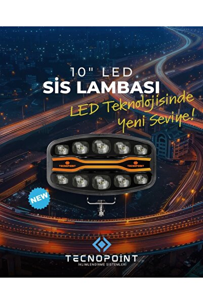 tecnopoint TC24-40 10″ Led Sis Lambası AYMAR OTOMOTİV DIŞ TİCARET