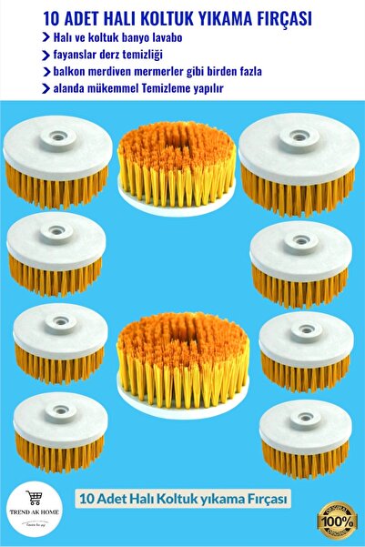 OSKAR FIRÇA HALI VE KOLTUK YIKAMA FIRÇASI ( 10 ADET )