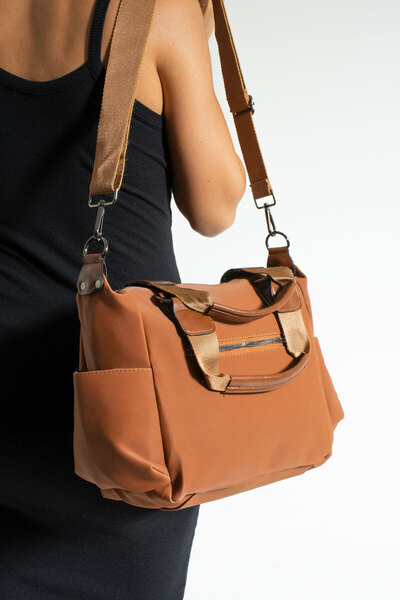 H&D COLLECTİON Geantă de mână și de umăr cu curea încrucișată reglabilă, rezi...