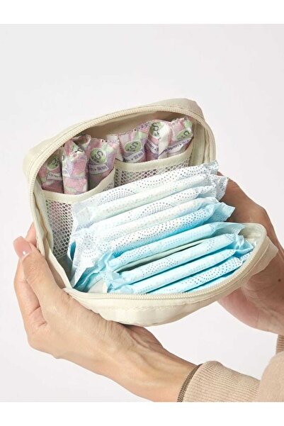Fstyle Cosmetics, personal items, makeup, and feminine hygiene organizer bag