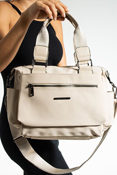 H&D COLLECTİON Geantă de mână și de umăr cu curea încrucișată reglabilă, rezi...