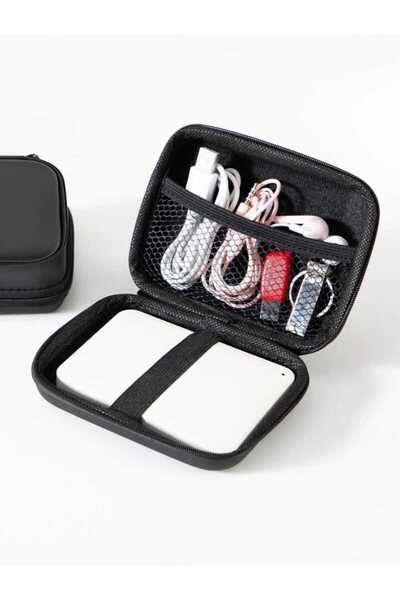 Fstyle Electronics Accessories Organizer Bag, Portable Waterproof Cable Organizer for Digital Gadgets Cable Carrier