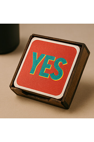 NOSTA 6 قطع من حاملات الأكواب (9×9 سم) (مع علبة حماية كهدية)